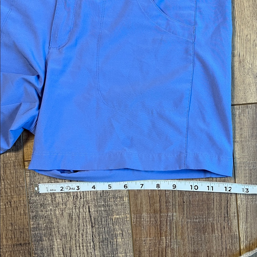 Patagonia Women's Happy Hike Periwinkle Blue Shorts Size 14 - Picture 12 of 12